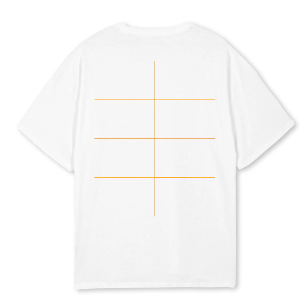 CAT White Oversized Tee. - Image 2