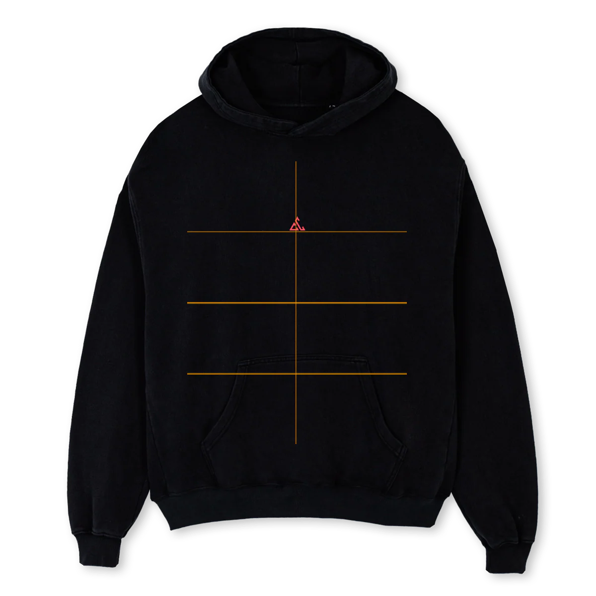 CAVETIHOODIE Black Oversized Hoodie.