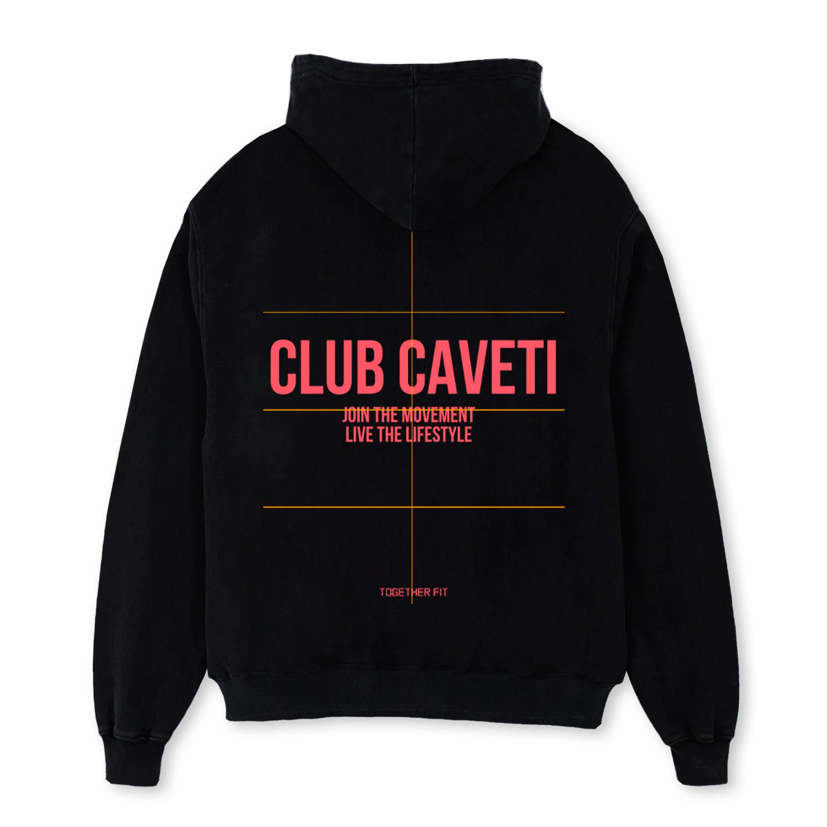 CAVETIHOODIE Black Oversized Hoodie. - Image 2