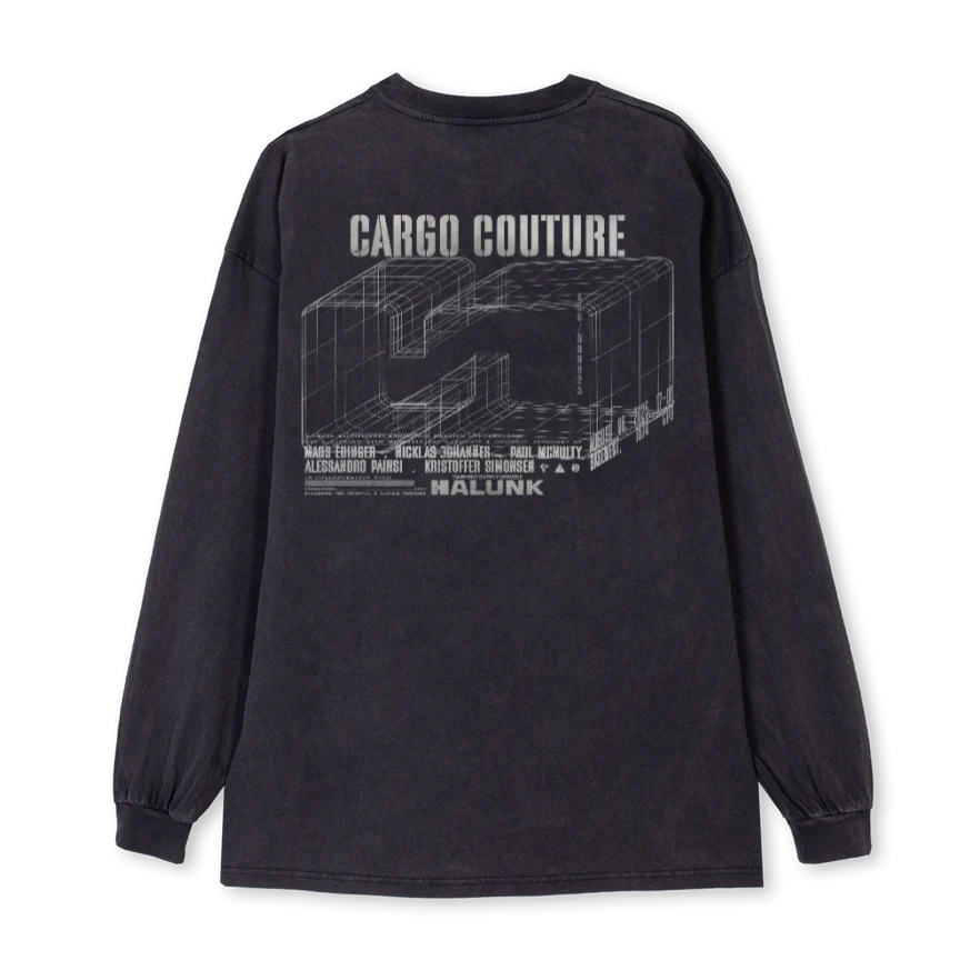 CC MERCH LSTEE Vintage Black Oversized LS Tee. - Image 2