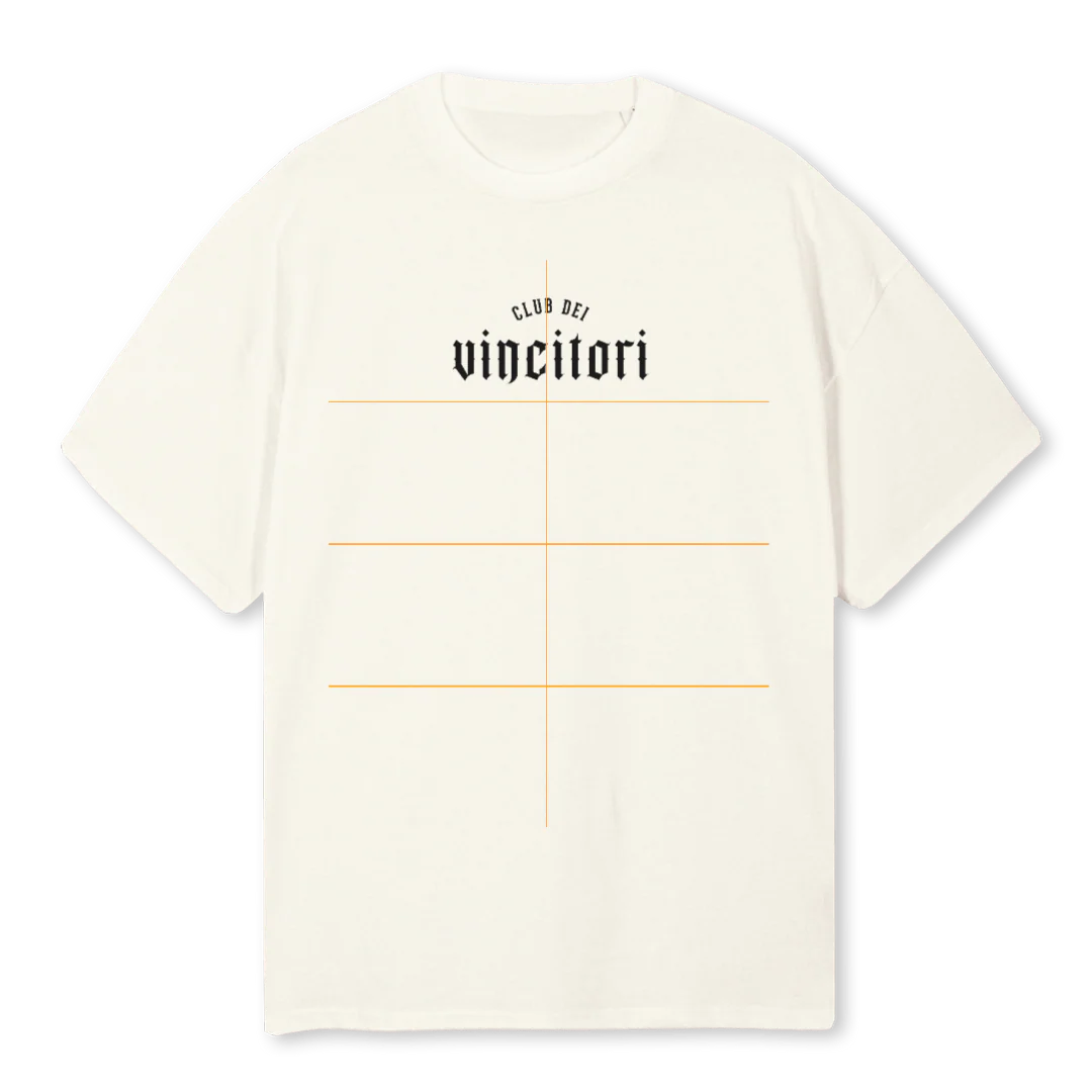 CDV Cream Oversized Tee.