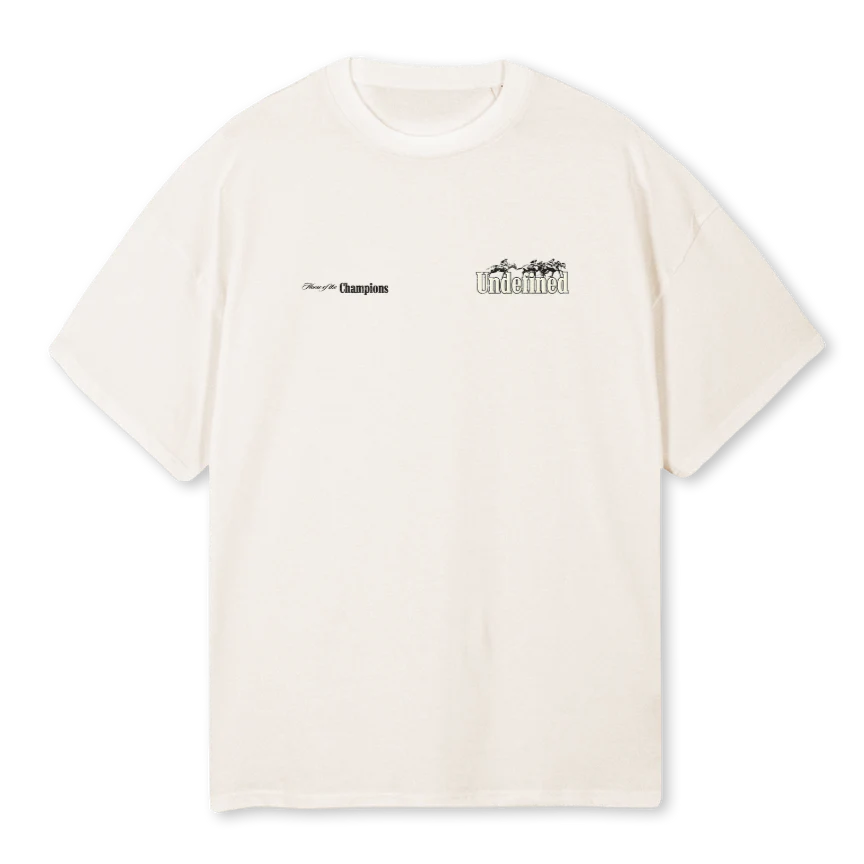 CHAMPIONS CL Vintage White Oversized Tee.