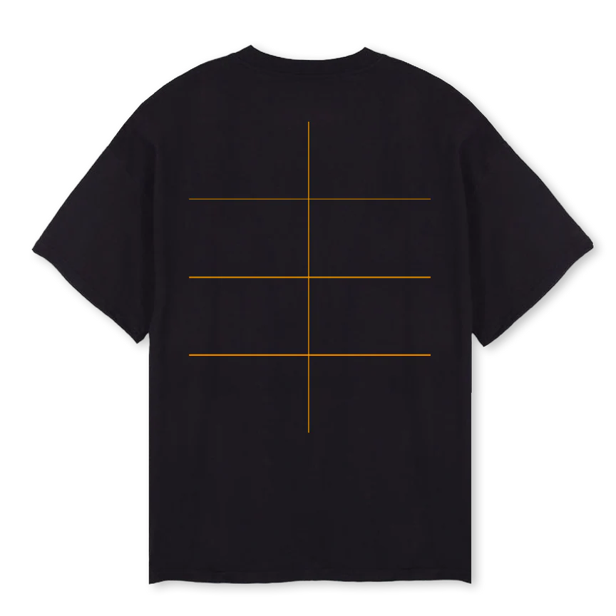 CHAMPIONS CLUBB Black Oversized Tee. - Image 2