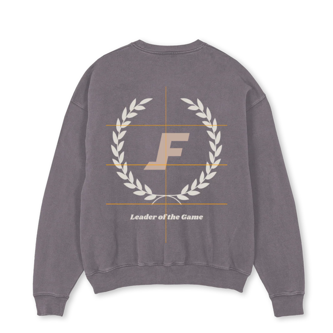 CHAMPIONSWEATER Pigment Grey Oversized Crewneck Sweater. - Image 2
