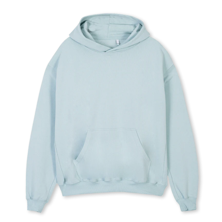 CHAOSKRÄHE Cold Blue Oversized Hoodie.