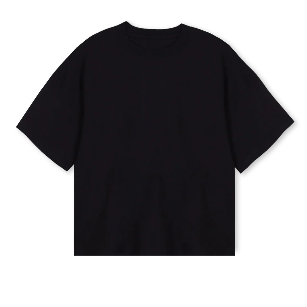 CHBBP Black Oversized Boxy Tee.