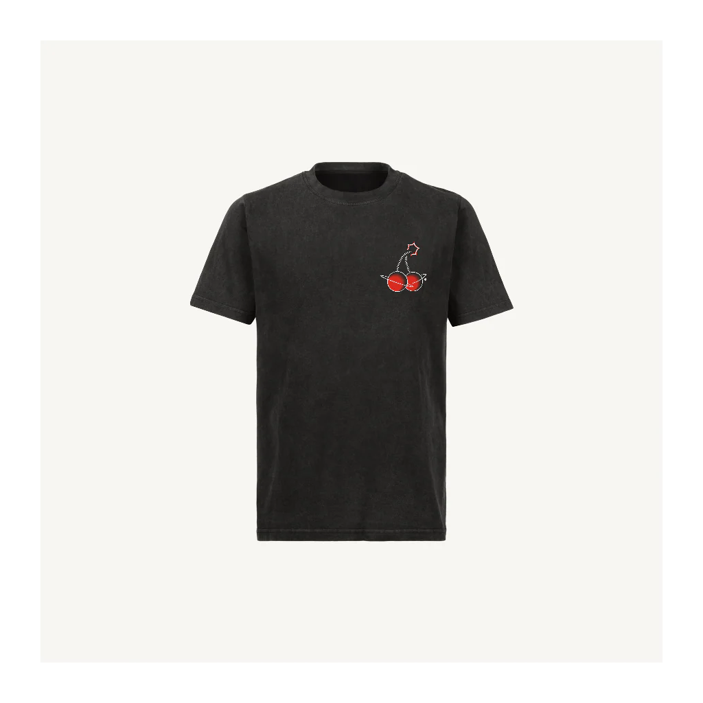 cherry bomb Vintage Black Regular Tee.