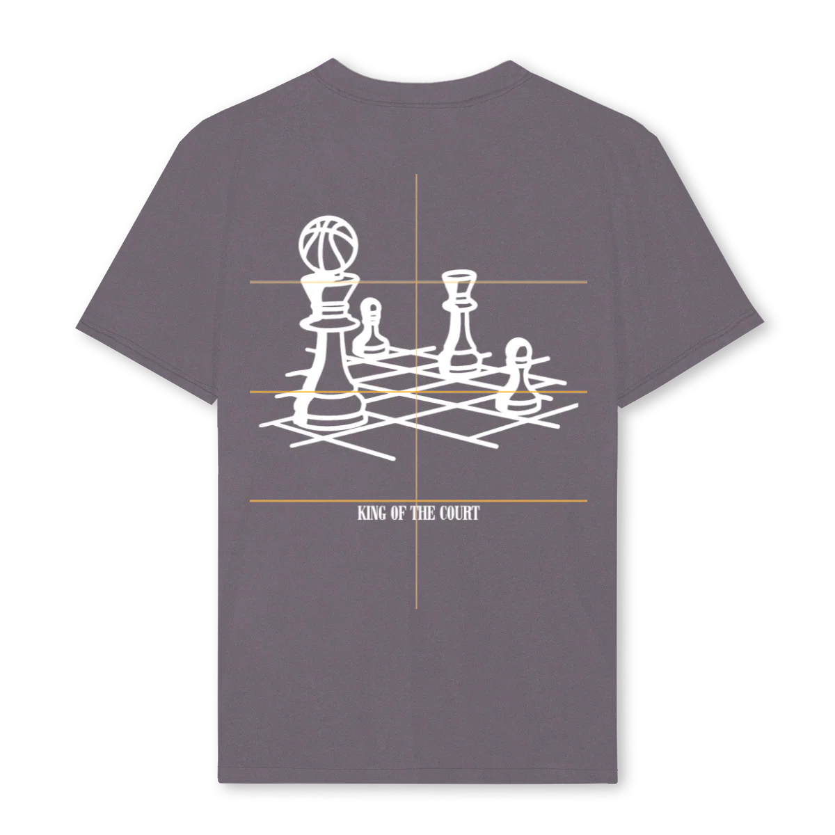 CHESS Pigment Grey Regular Tee. - Image 2