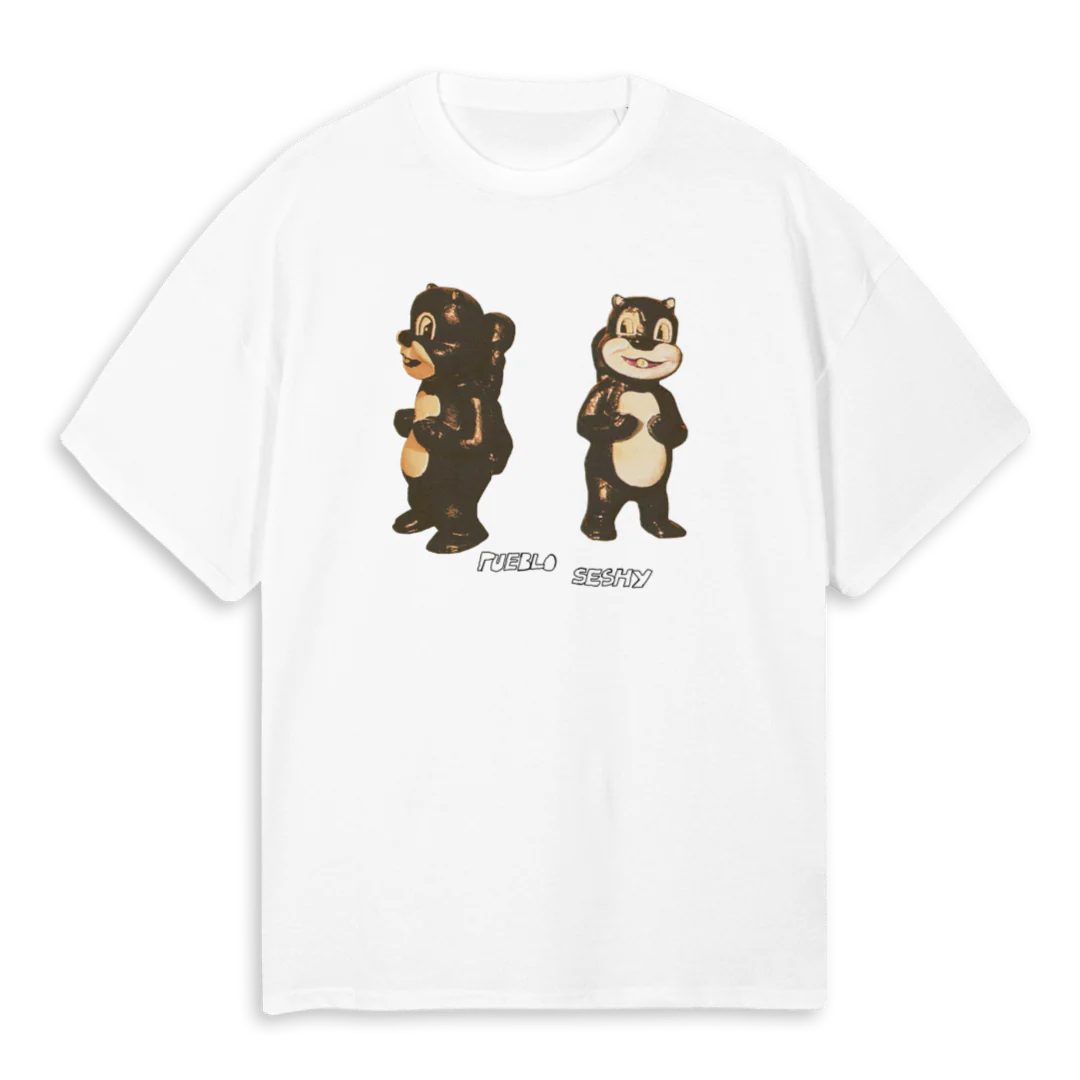 CHIPMUNKS White Oversized Tee.