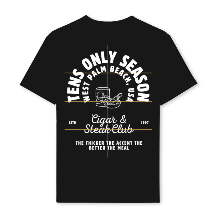CIGARCLUB Black Regular Tee. - Image 2