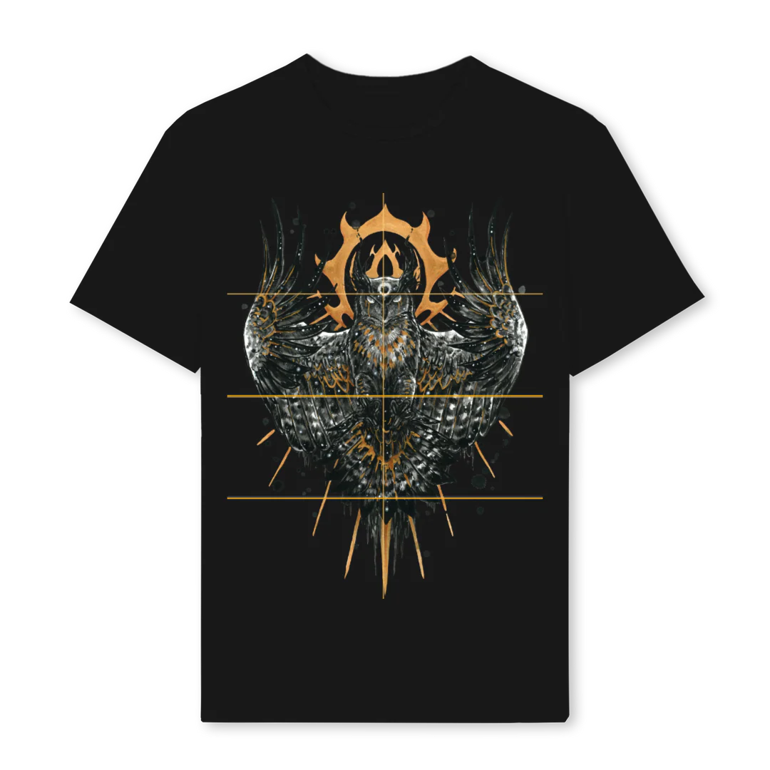CIKAPTEE Black Regular Tee.