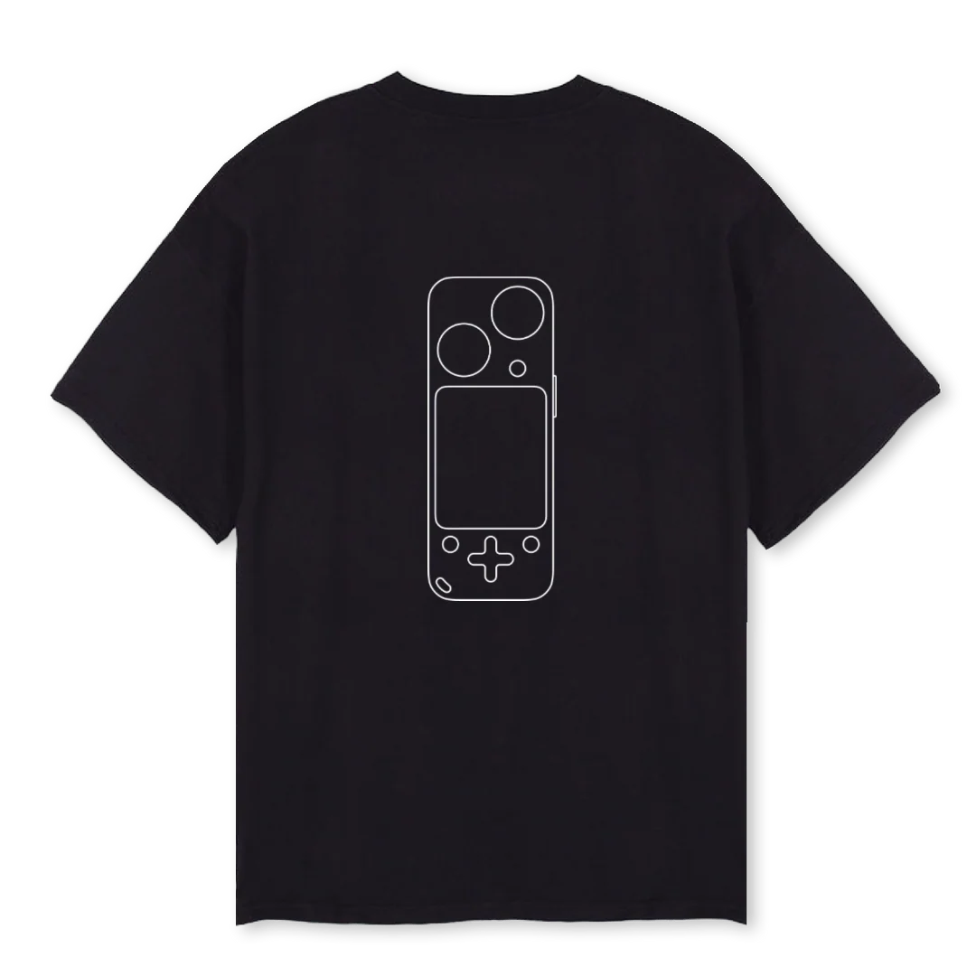CINEGEARTEEM Black Oversized Tee. - Image 2
