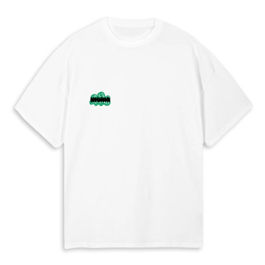 CIRCLE NIUNIA White Oversized Tee.