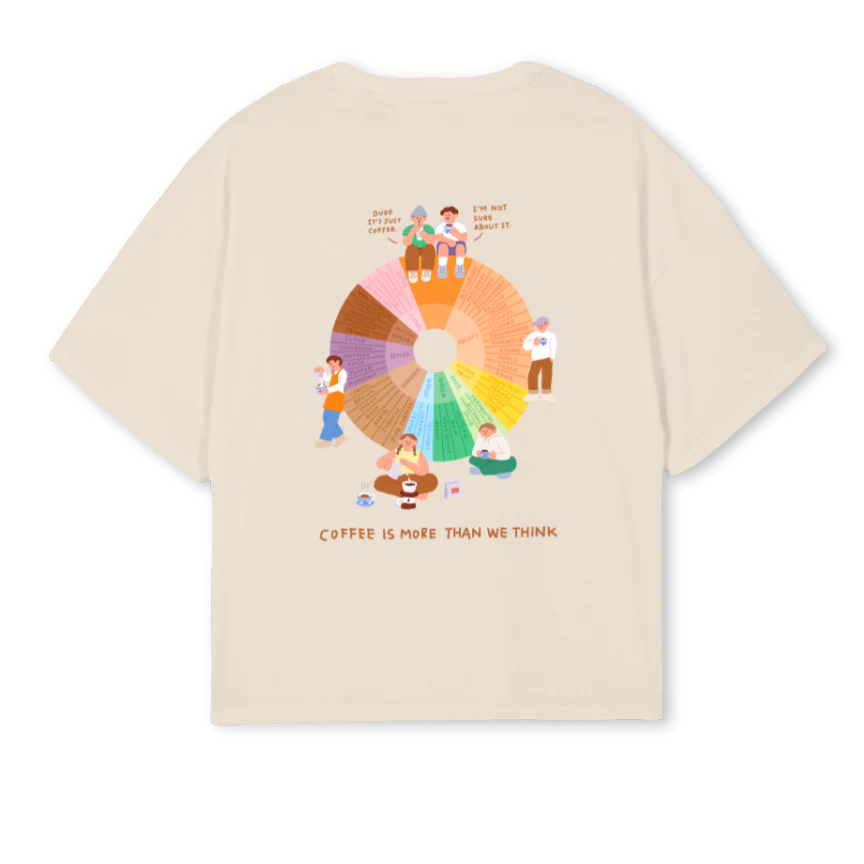 CIRCULO CALIMA  Natural Oversized Boxy Tee. - Image 2