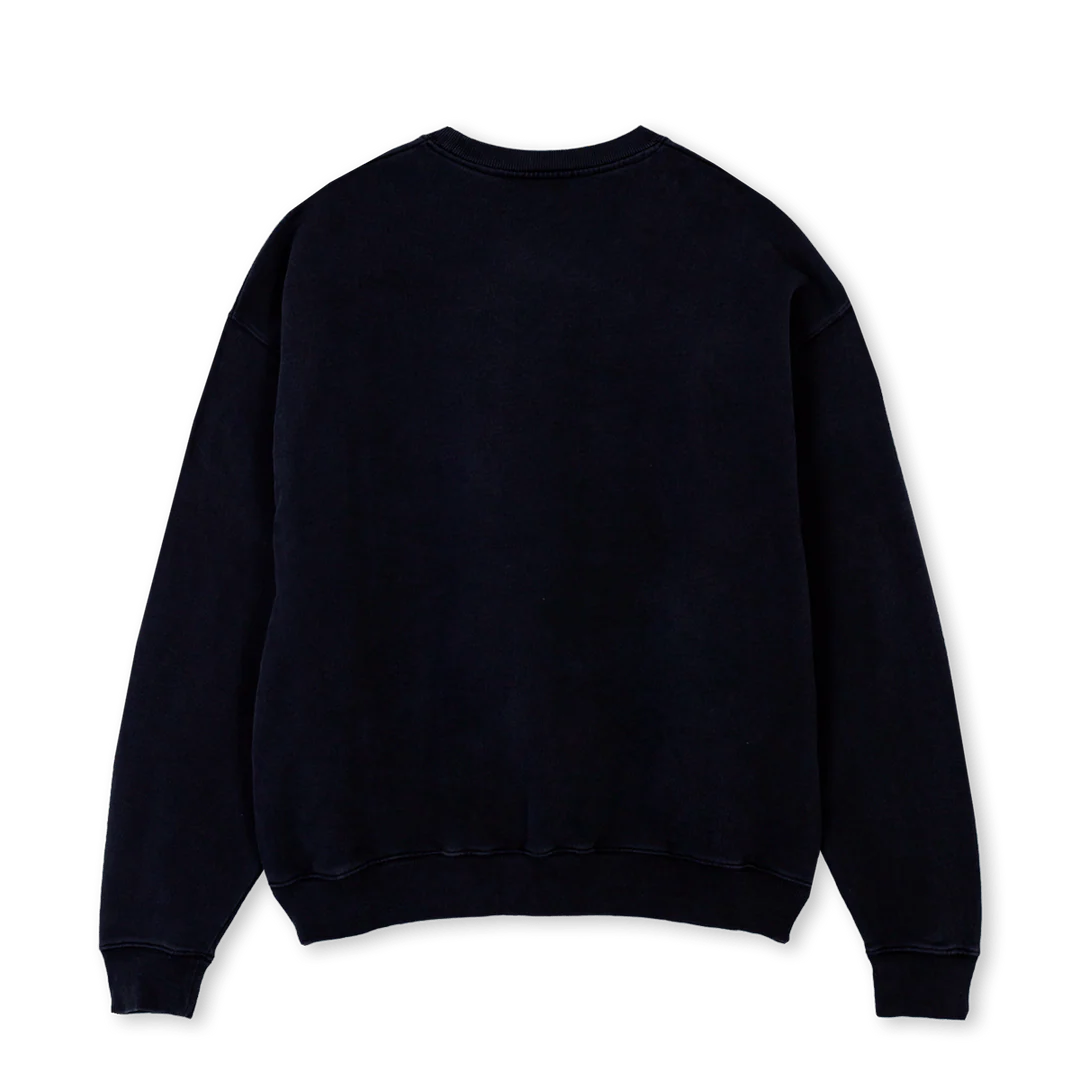 CLASSICSTELLA Black Oversized Crewneck Sweater. - Image 2