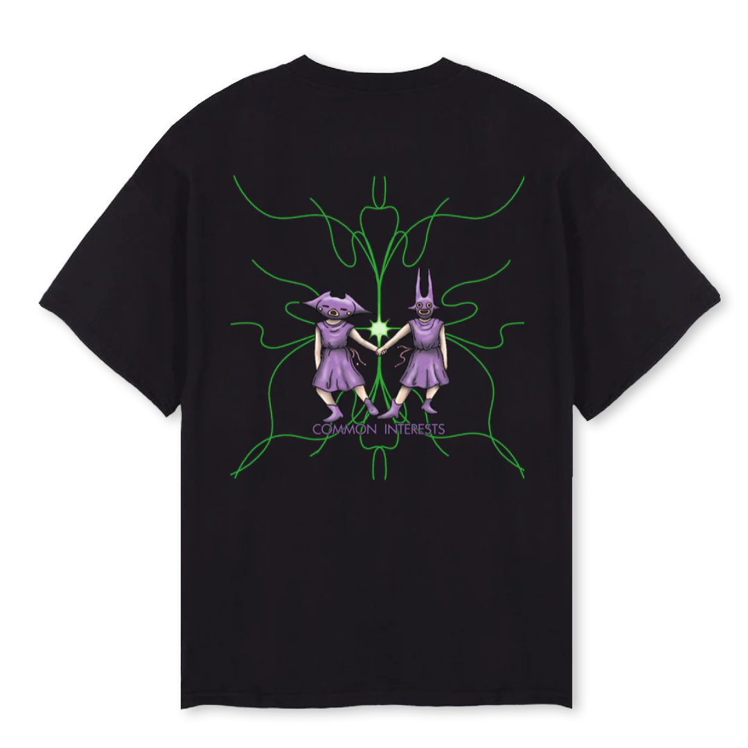 CLINICALXCIC Black Oversized Tee. - Image 2