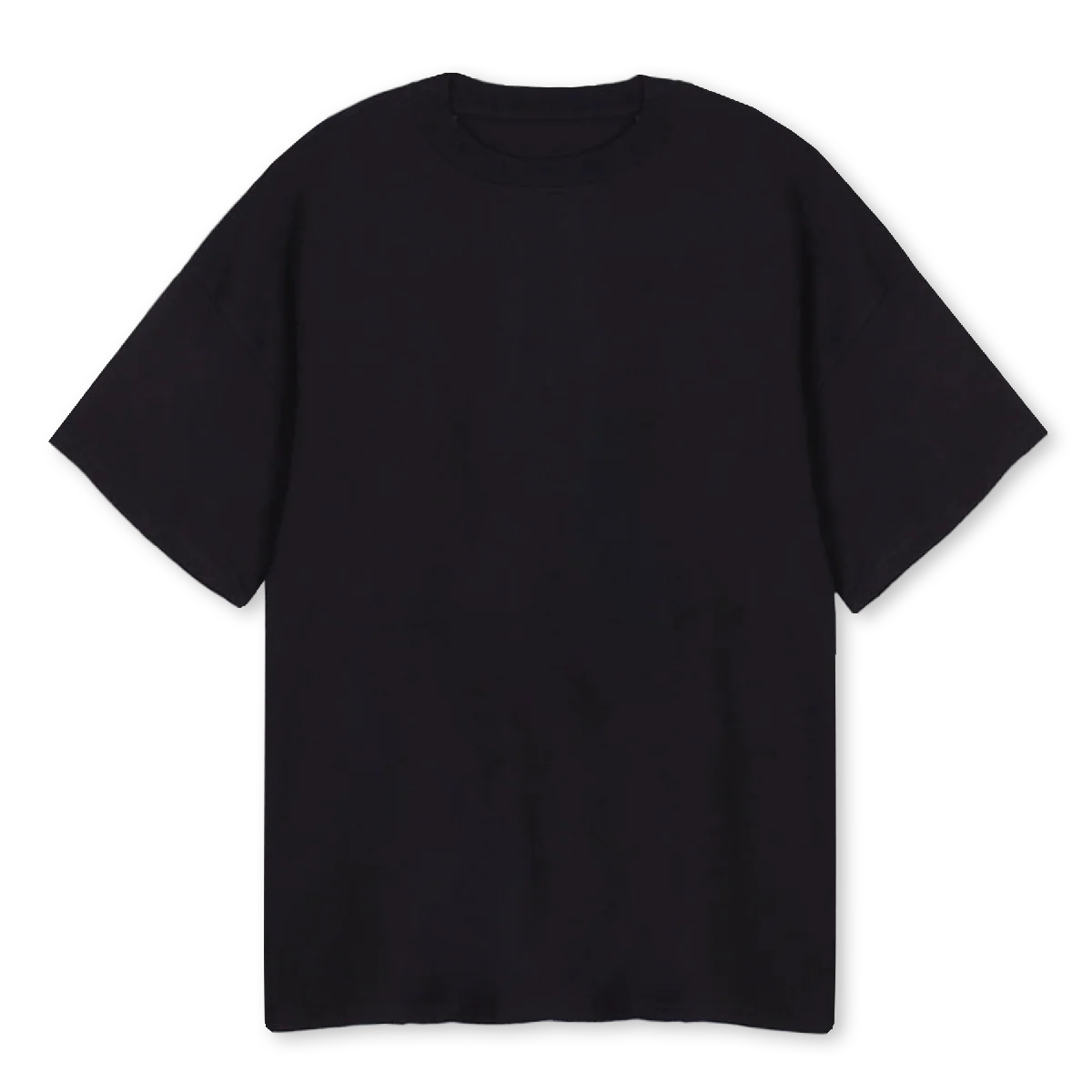 CLOSESTCIRCLE Black Oversized Tee.