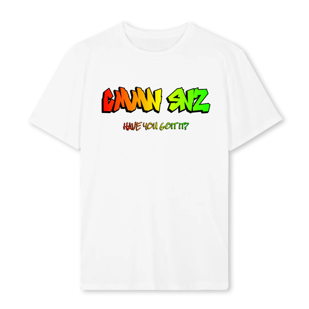 CMMN SNZ HYGI YT  White Regular Tee.