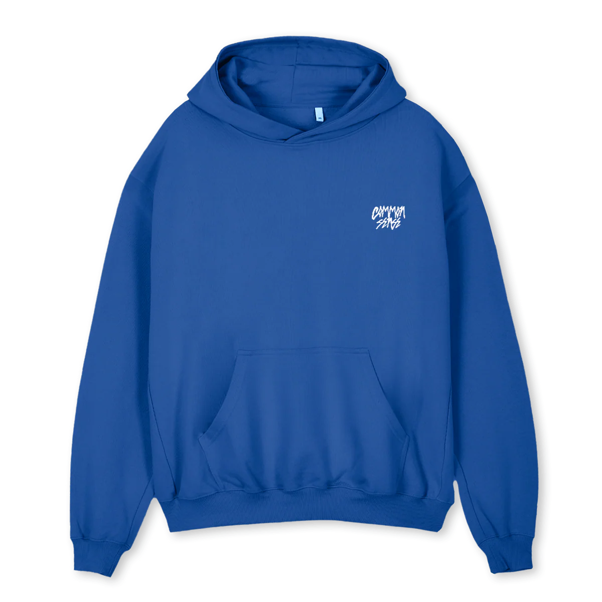 CMMN SNZ SMILEY  Cobalt Blue Oversized Hoodie.
