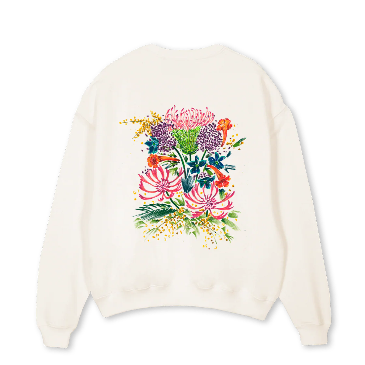 COASTLINEYURII Vintage White Oversized Crewneck Sweater. - Image 2