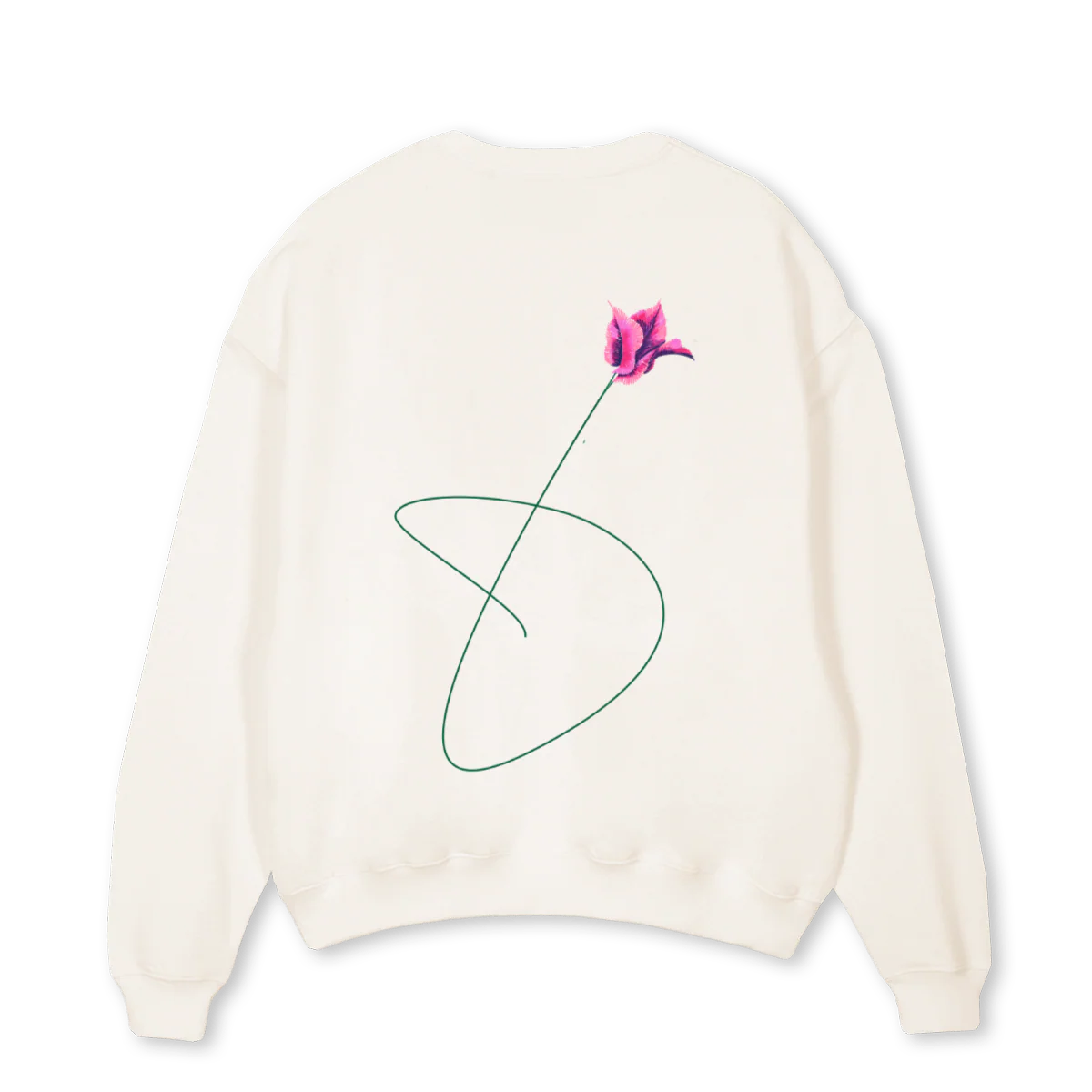 COASTLINEYURIII Vintage White Oversized Crewneck Sweater. - Image 2