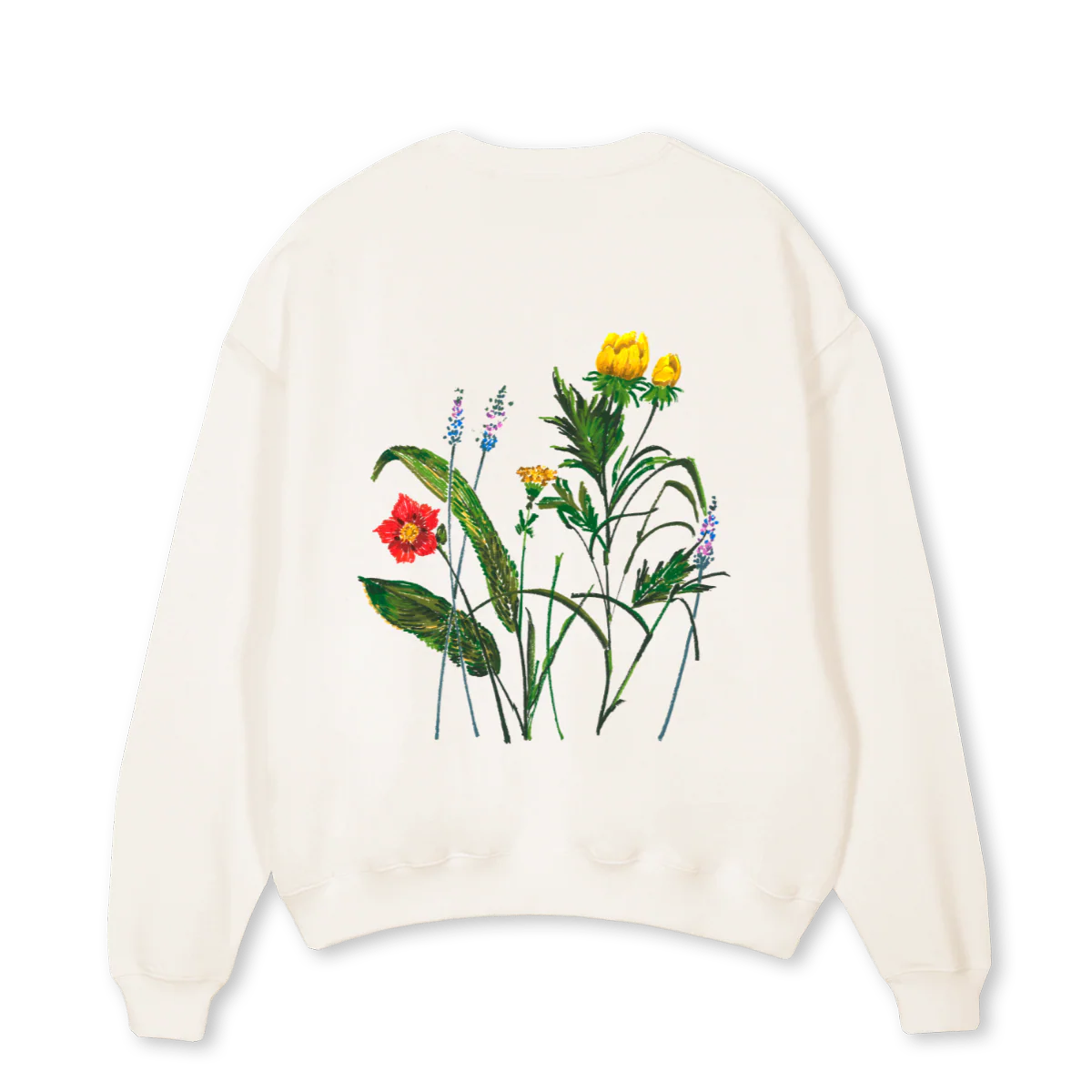 COASTLINEYURIIII Vintage White Oversized Crewneck Sweater. - Image 2