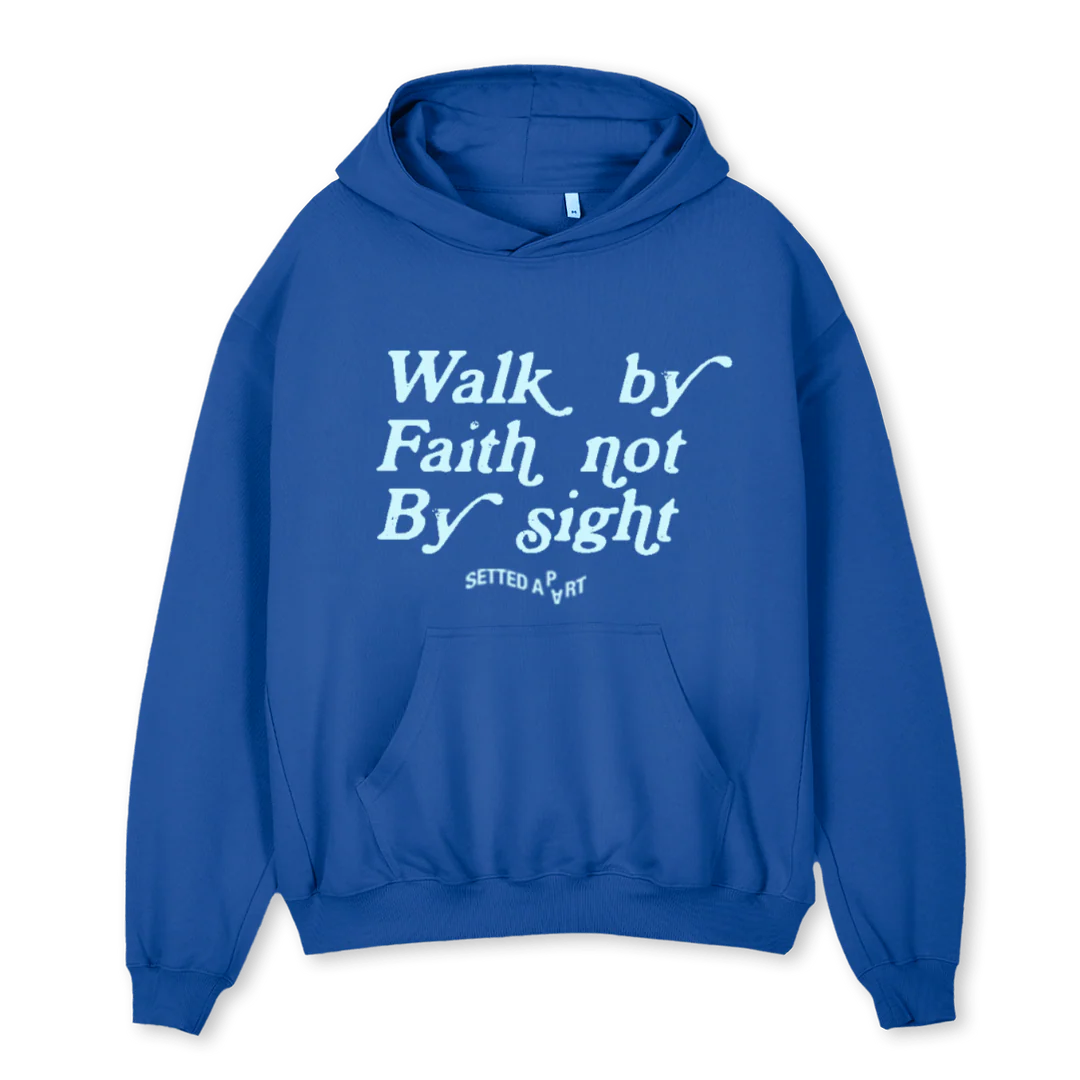 COLBALTLBUEHOODIEWBF Cobalt Blue Oversized Hoodie.