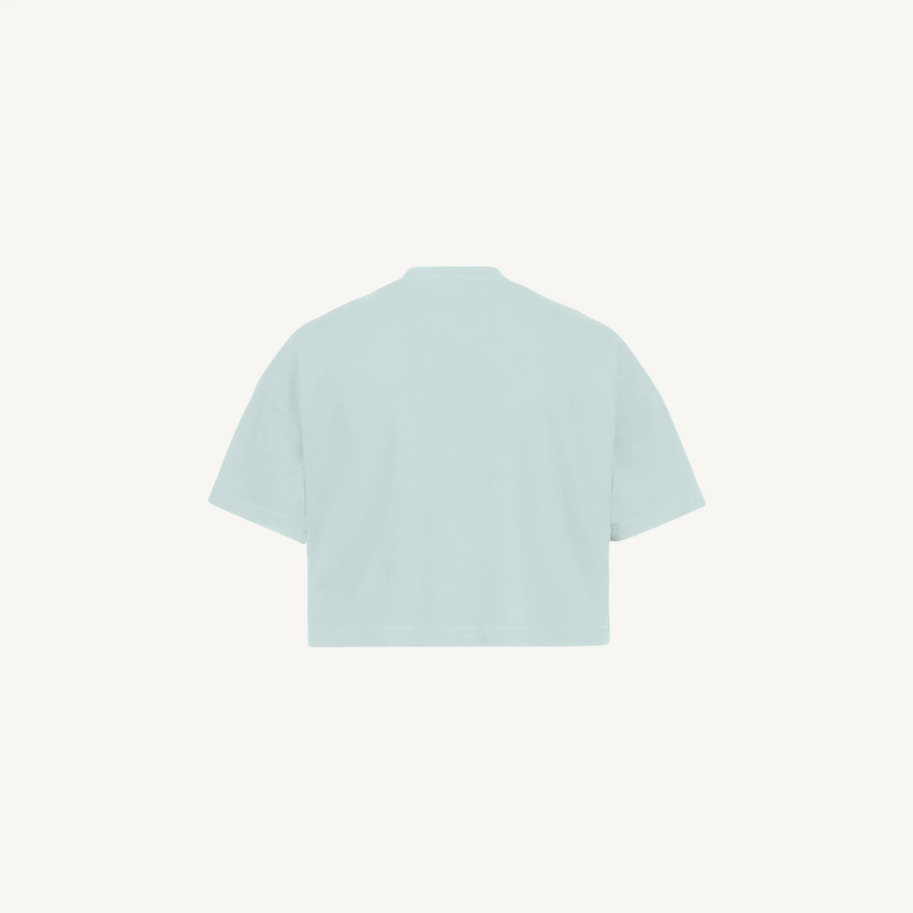 Cold Blue Cropped Oversized Tee. - Image 10