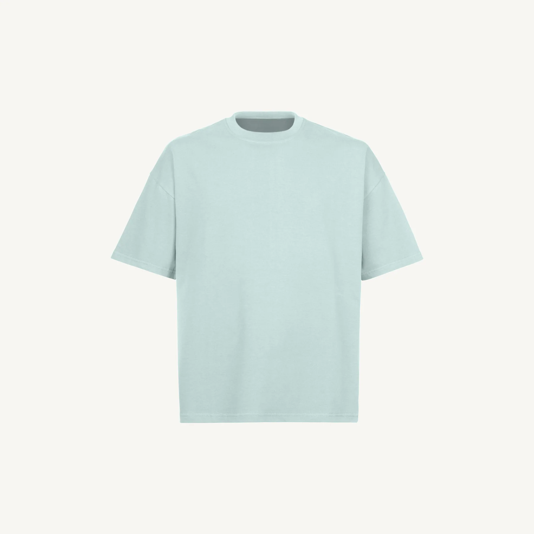 Cold Blue Oversized Boxy Tee.