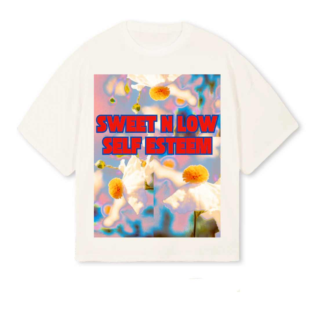 COLEYCHRISTMAS Vintage White Oversized Boxy Tee.