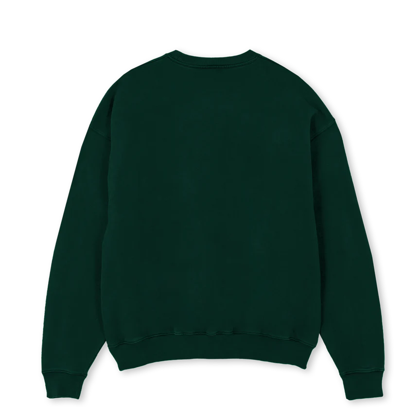 COLLGREENWHITE Wild Green Oversized Crewneck Sweater. - Image 2