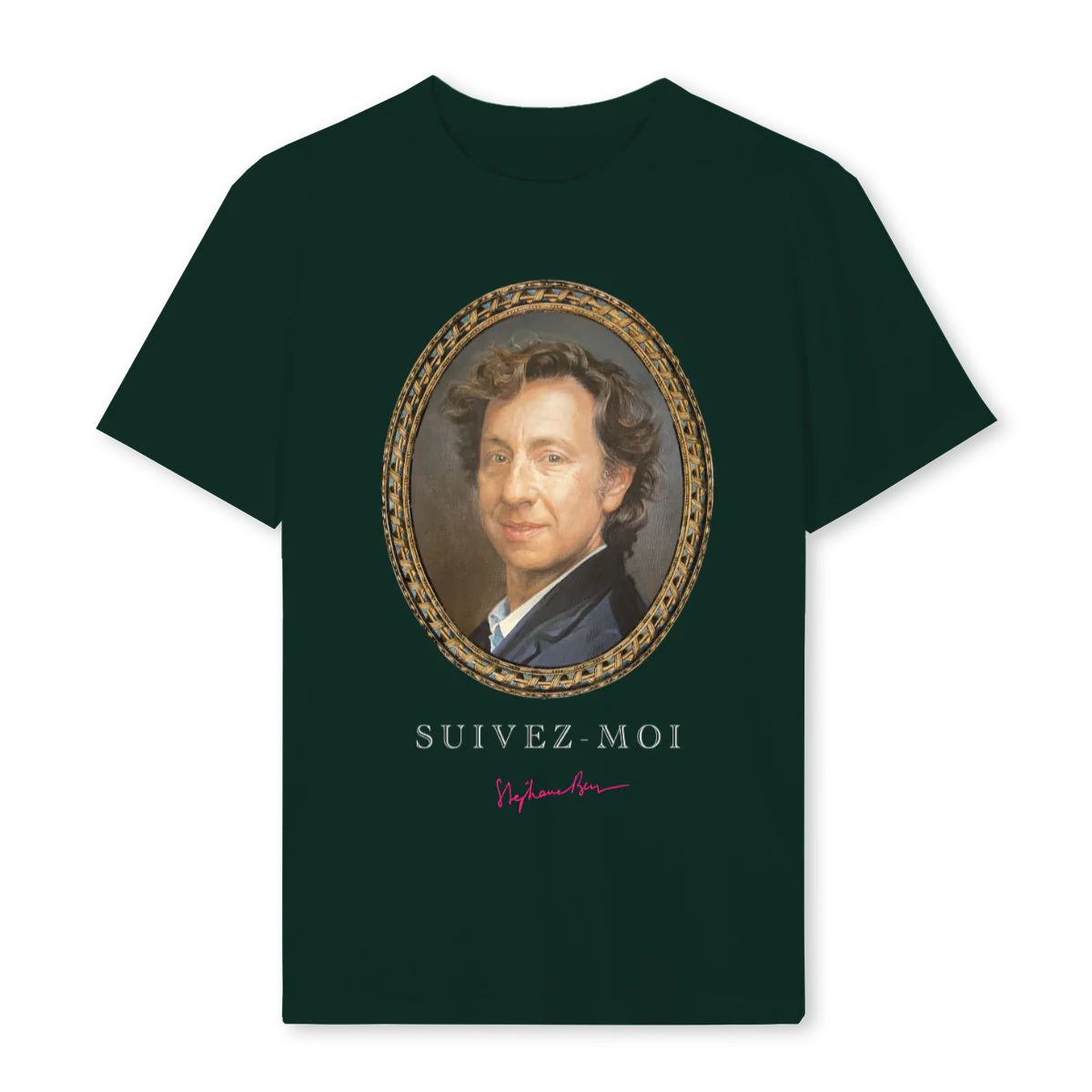 COLORFUL PORTRAIT Wild Green Regular Tee.