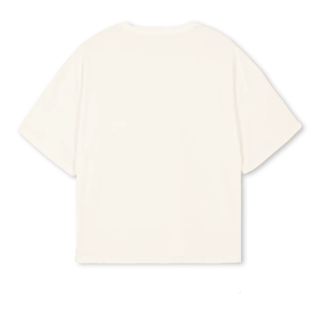 COLOUR DEPT  Vintage White Oversized Boxy Tee. - Image 2