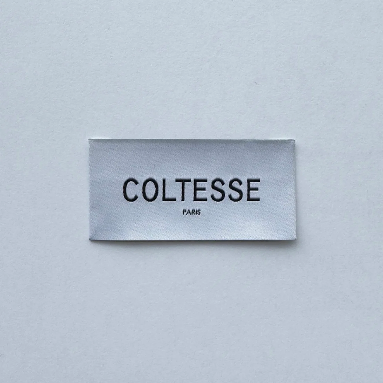 COLTESSE OL Custom Neck Label.