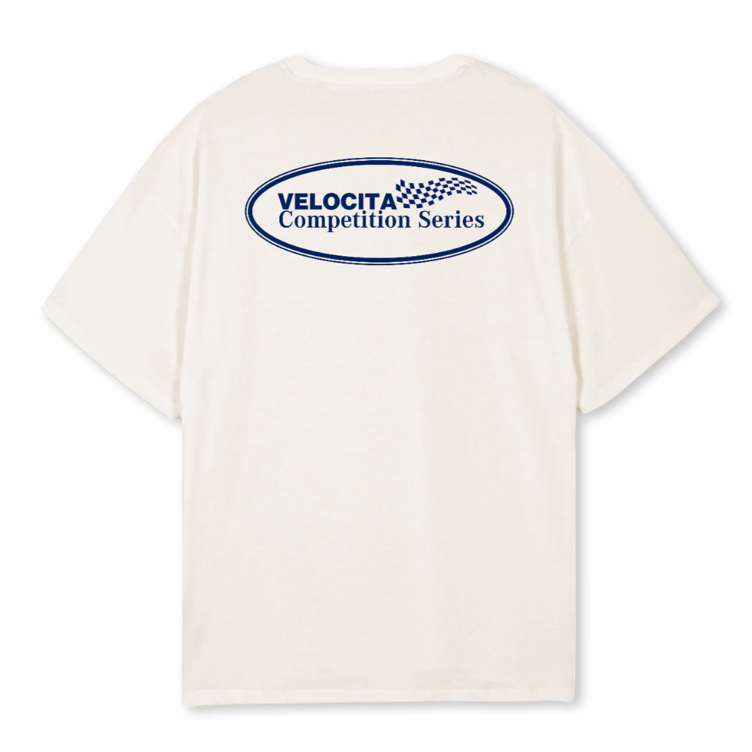 COMPETITIONSERIES Vintage White Oversized Tee. - Image 2