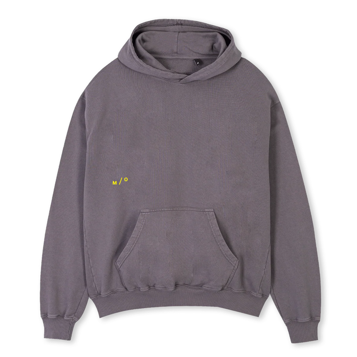 CONCRETEYELLOW Pigment Grey Oversized Hoodie.