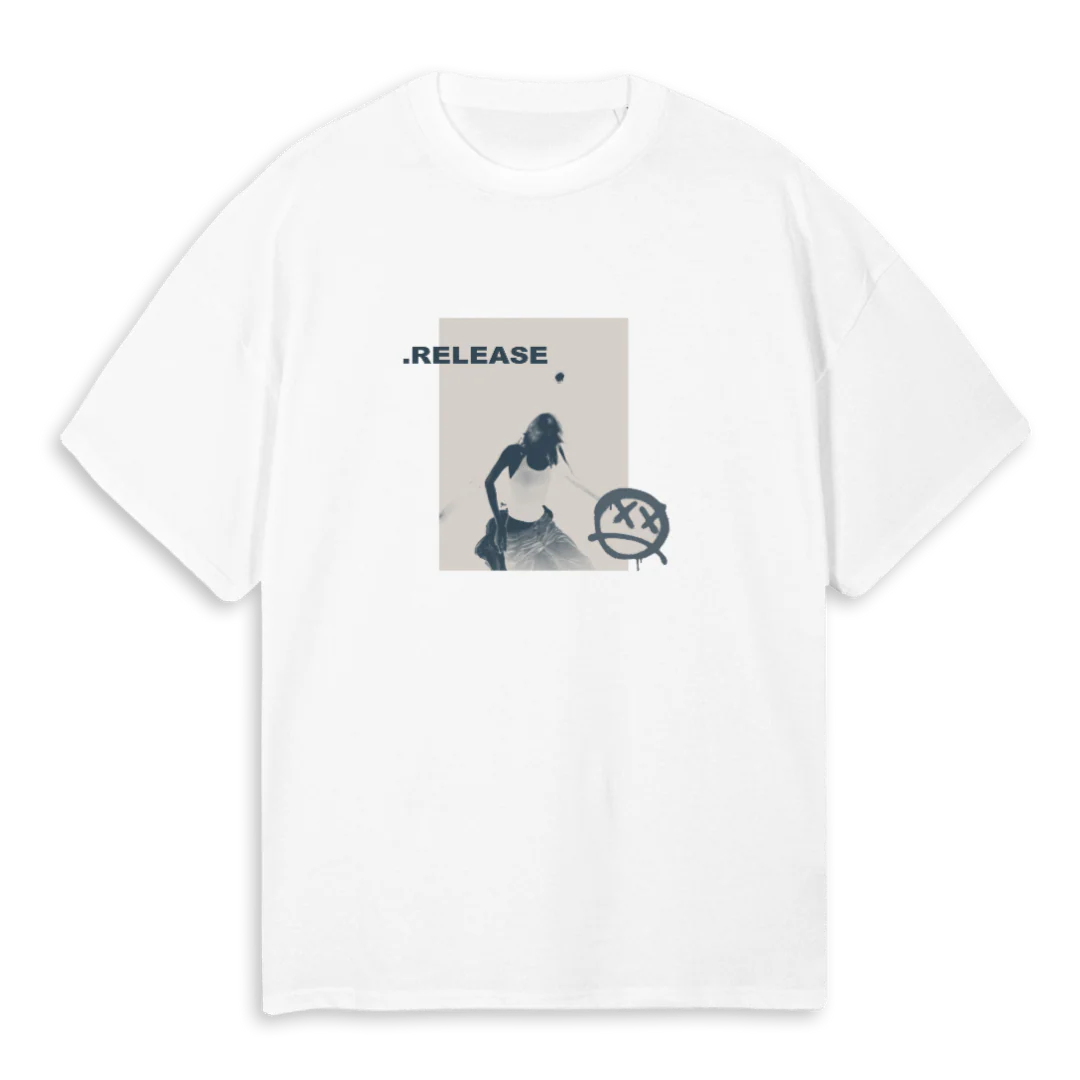CONFUZIONTEE White Oversized Tee.