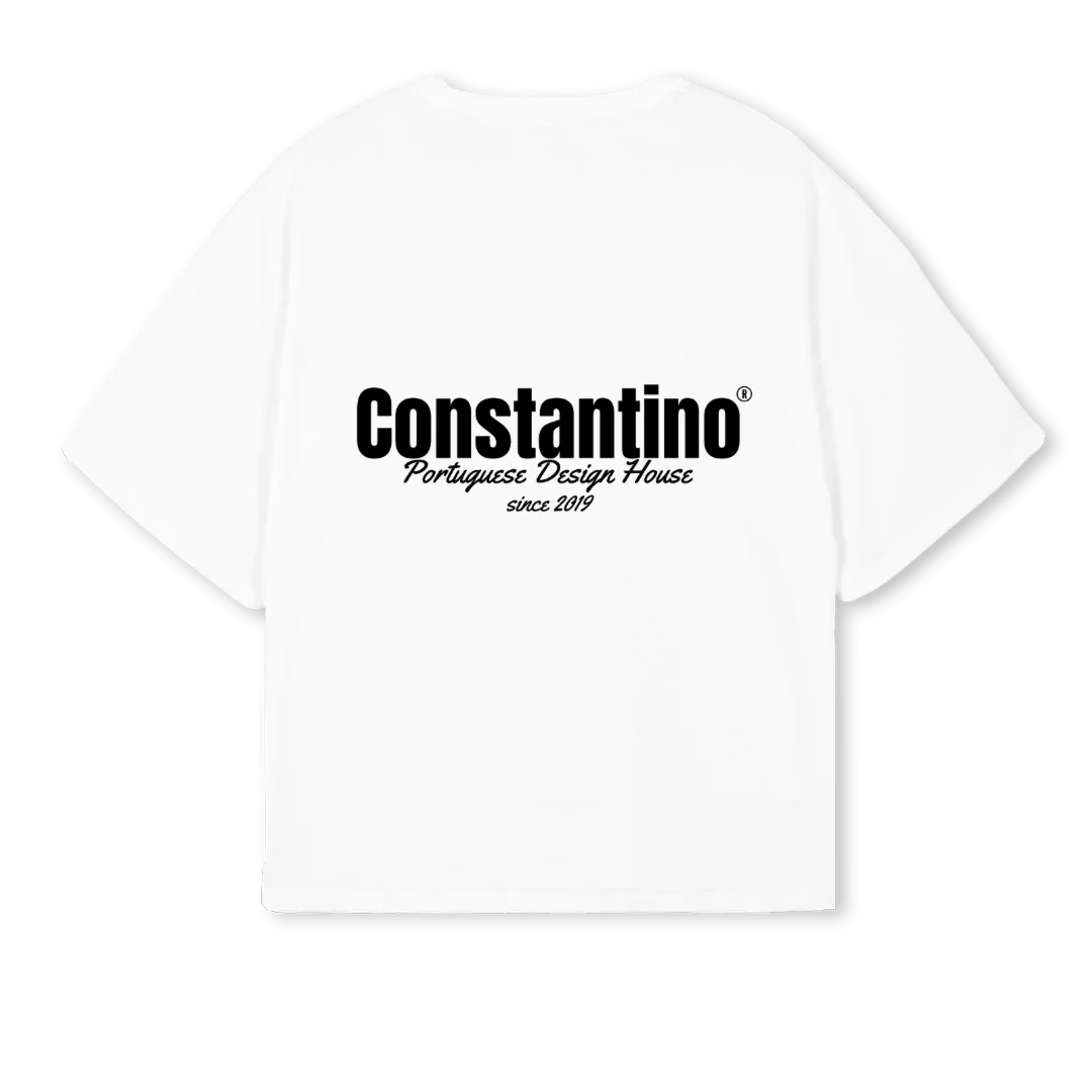 CONSTANTINO White Oversized Boxy Tee. - Image 2