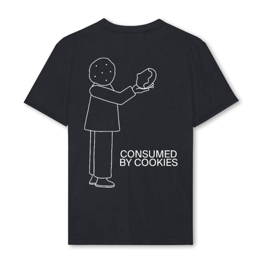 CONSUMED Vintage Black Regular Tee. - Image 2