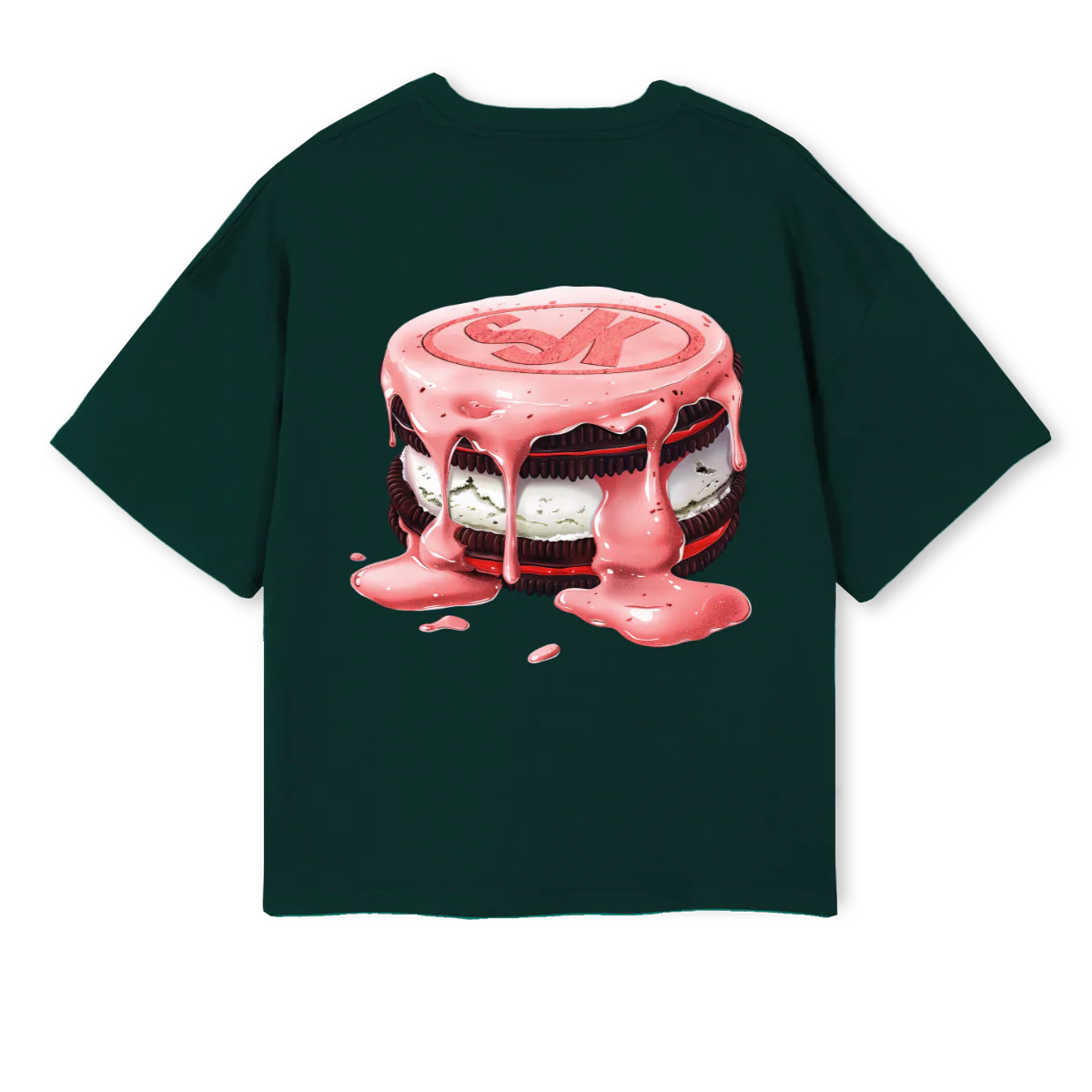 COOKIESSKTEE Wild Green Oversized Boxy Tee. - Image 2