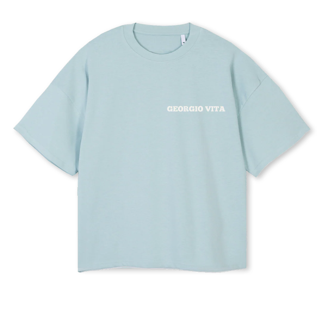 COOLBLUE Cold Blue Oversized Boxy Tee.