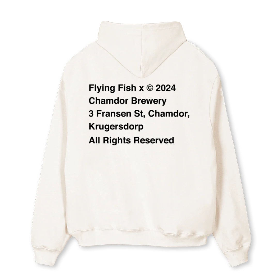 FFBACKPRINT Vintage White Oversized Hoodie. - Image 2