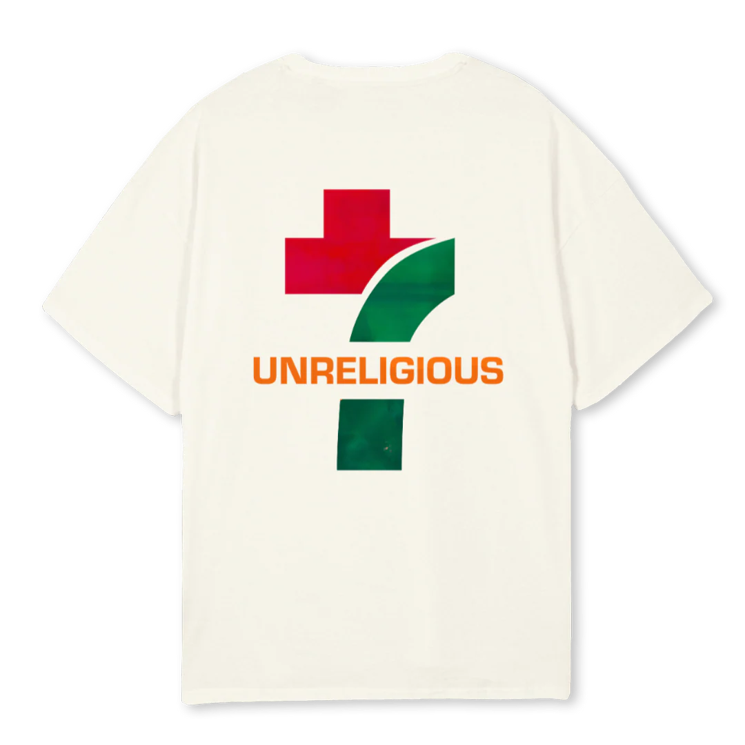 SAINT HAND Cream Oversized Tee. - Image 2