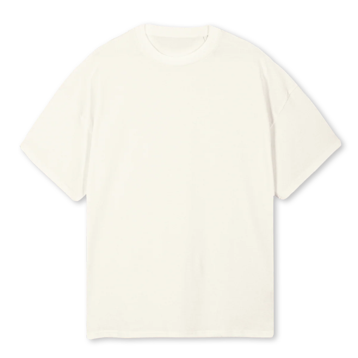 Copy of SMALL ORANGE Cream Oversized Tee. - Image 2
