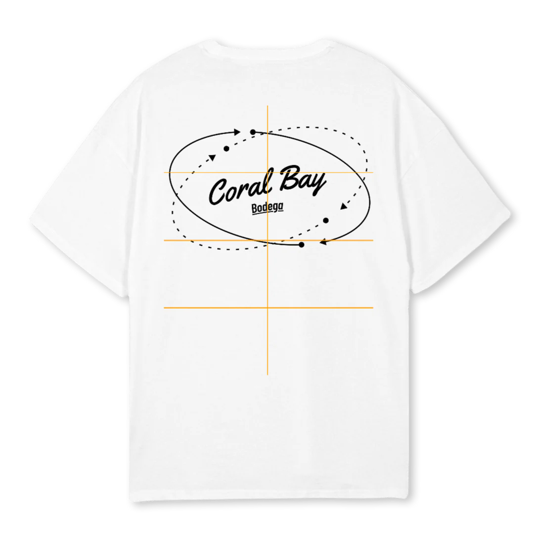 CORAL BAY L VIT White Oversized Tee. - Image 2