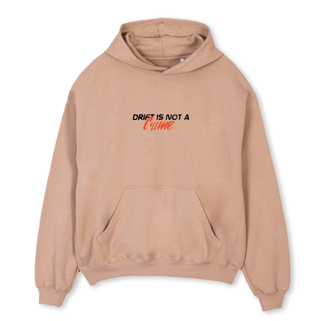 CRIME Croissant Oversized Hoodie.