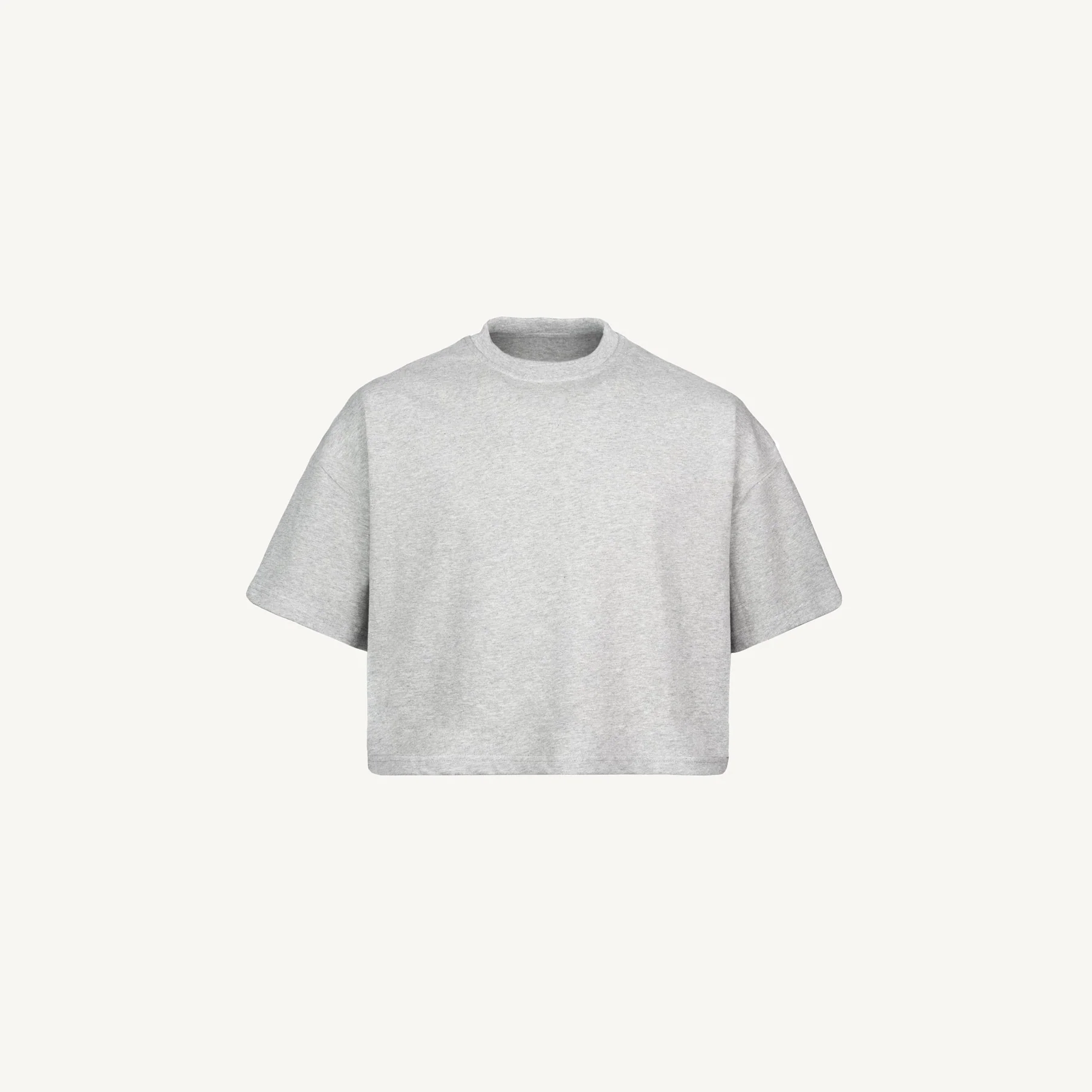 Cropped Oversized Tee Embroidered Sample. - Image 9