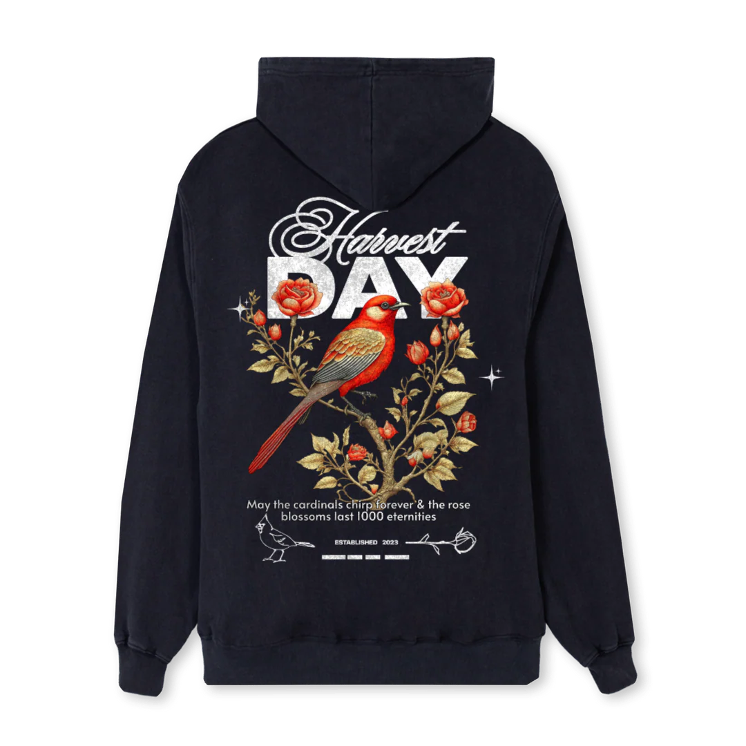 CRRH Vintage Black Regular Hoodie. - Image 2