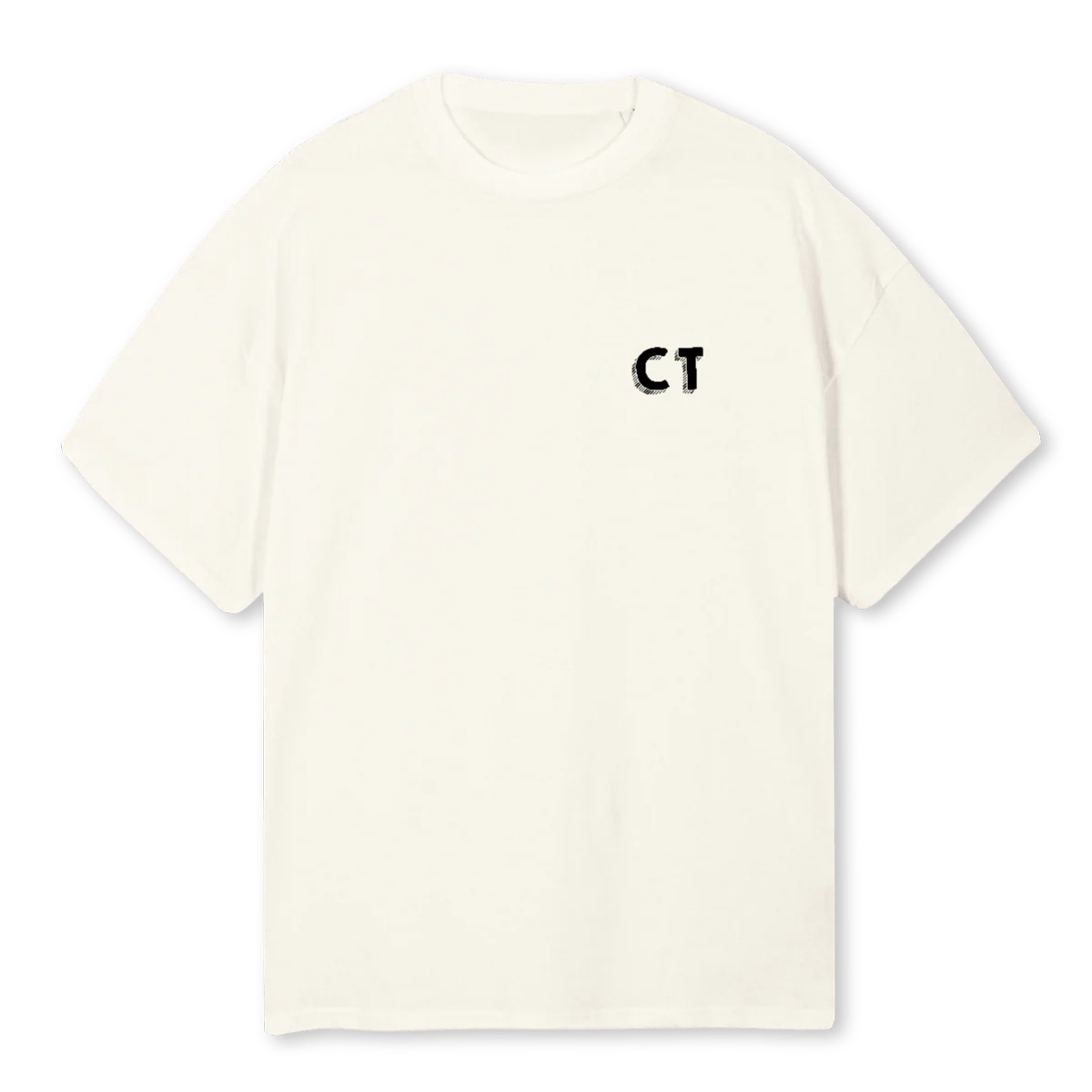 CTCREAMTEE Cream Oversized Tee.