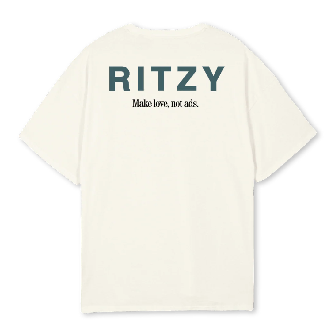 CTEE Cream Oversized Tee. - Image 2